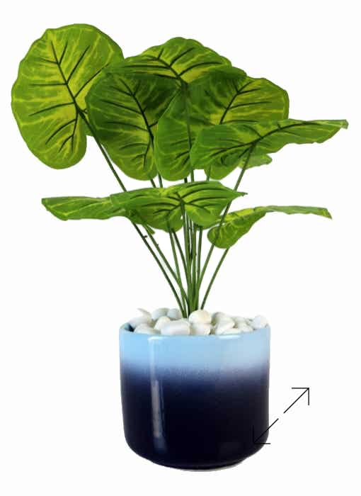 Pot de plante - Model Berbère bleu-P001